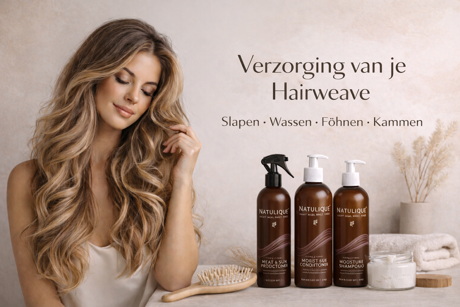 Verzorging van jou hair extensions